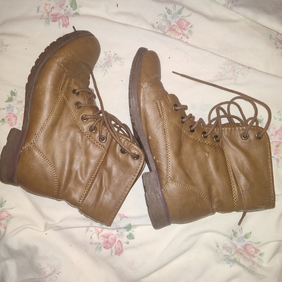 Rock & Candy Brown Lace-Up Ankle Booties - Picture 7 of 13